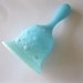 Fenton Blue Custard Daisy & Button Milk Glass Bell Vintage