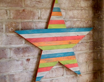 Barn Star Wood Wall Art Pallet Star Large Wooden Barnstar Wall Decor