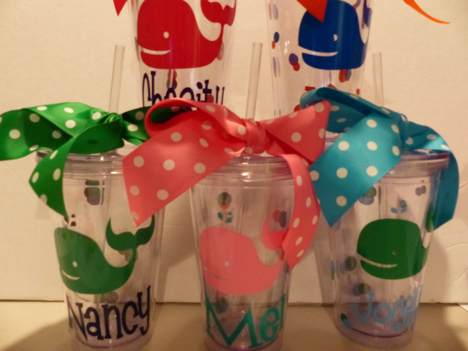 Personalized Tumblers - Kids Cups, birthday gifts, favors, goody bag