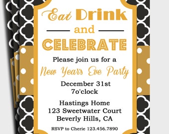 Vintage Tea Party Invitation Printable or Printed with FREE