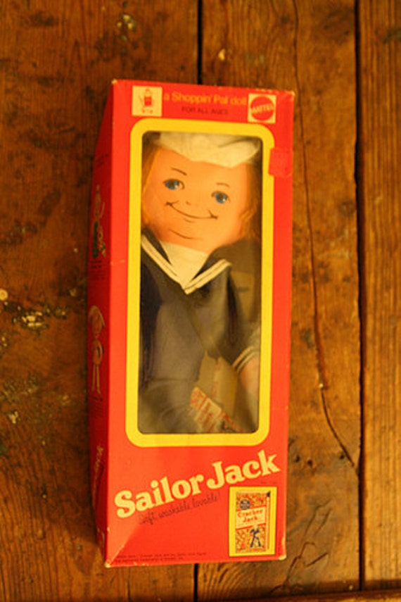 Items similar to Vintage Mattel Cracker Jack Sailor Doll on Etsy