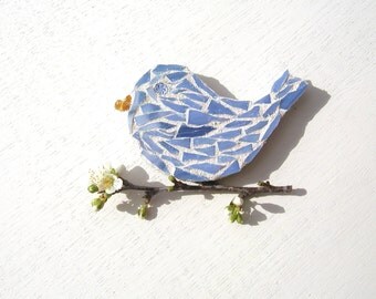 Mosaic Bird Magnet, fridge magnet, home decor accent, spring finds, gift for women, bird lover gift