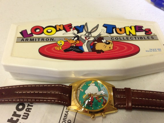 armitron looney tunes pocket watch