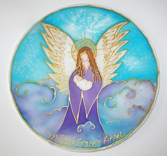 Angel Mandala art spiritual giftbaby shower gift angel art