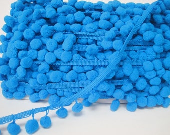 pom jumbo pom wholesale trim Fringe, pom Pom Wholesale trim, Pom Trim pom pom Lot, Trim, Blue pom