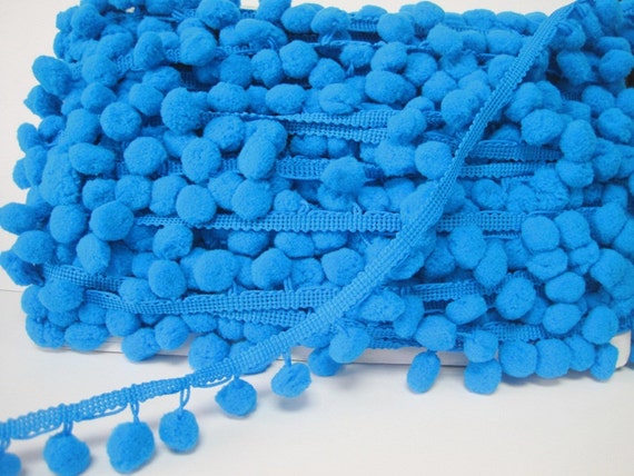 trim pom buy wholesale pom pom Pom Trim, trim, Wholesale pom Blue pom pom Fringe, Trim Lot, Pom