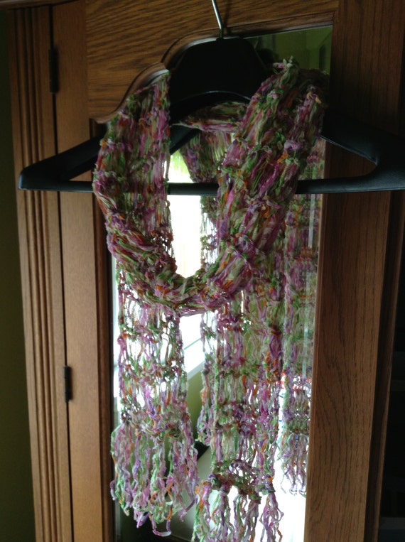 Items similar to RIBBON SCARF on Etsy