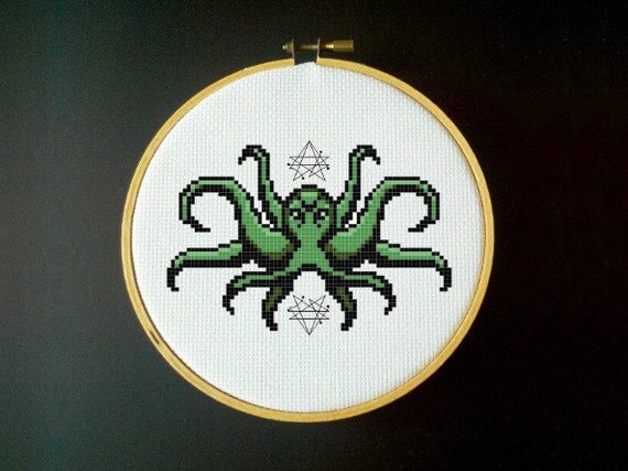 celtic cthulhu embroidery patterns free