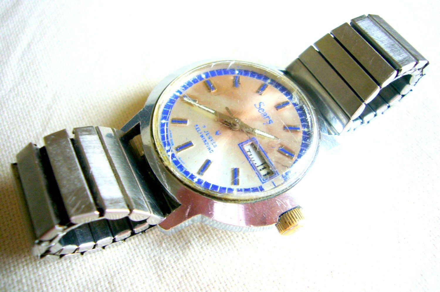 Wrist watch SEARS 7 Jewels Selfwinding Automatic mens by Watchchas