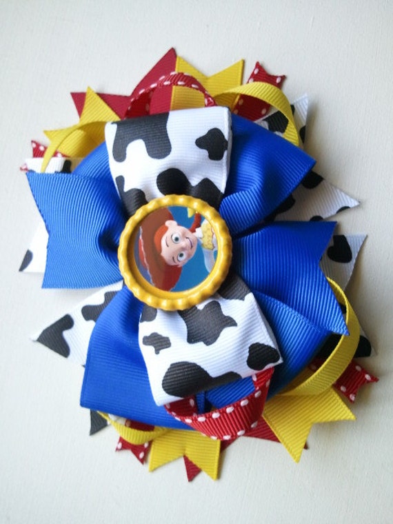 Disneys Toy Story Jessie Big Boutique Style Hair Bow