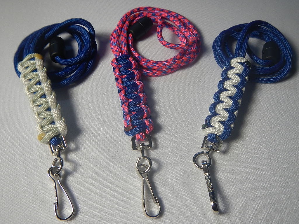 Paracord Lanyard ID Lanyard Neck Lanyard Badge Lanyard