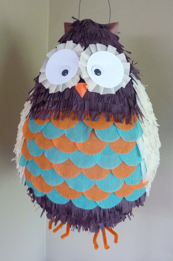 Items similar to PInata: Owl on Etsy