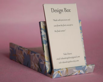Business card holder - vertical