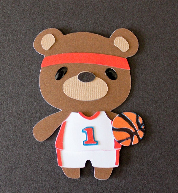 basketball teddy bear