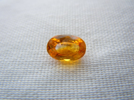 Genuine Montana Sapphire Orange/Yellow 1.45 carat Loose