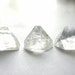 Apophylite Points 2 Rough, Raw, Natural, Crystals 18mm - 25mm (Lot no. BCA01)For Wire Wrapping, Jewelry Making, Pyramid