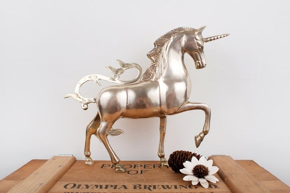 metal unicorn figurine