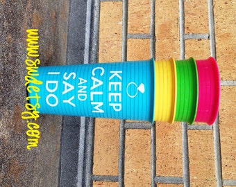 Keep Calm & Say I Do 32 oz Cup, Engagement Gift, Wedding, Bachelorette Gift