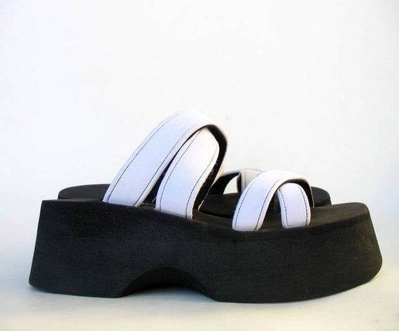 foam platform sandals 90s