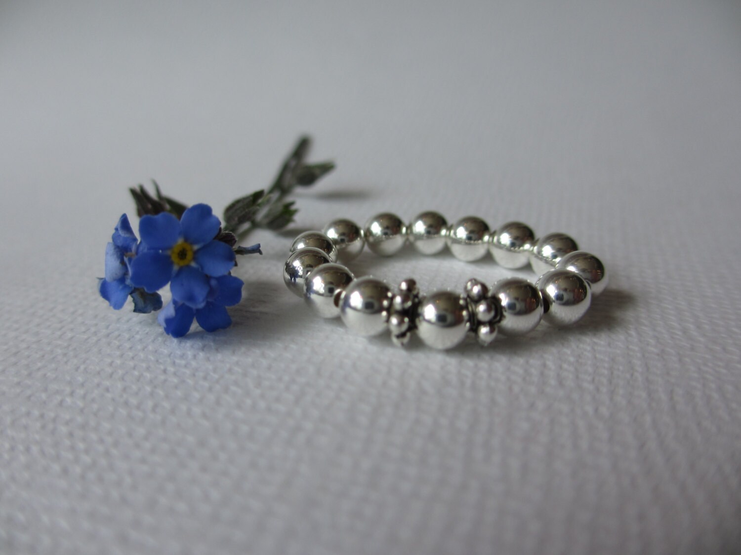 Sterling Stretch Ring Solid Sterling Silver Stackable