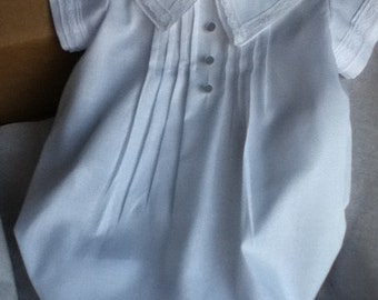 Baptism/Christening Newborn or Premie Boy Sac CUSTOM ORDER