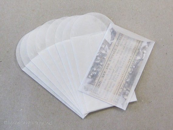 100 Glassine Envelopes 2 25 X 3 5 Inches Confetti Sample