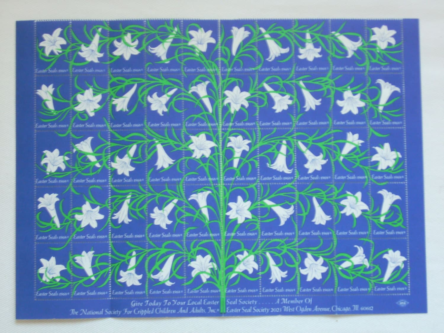 Easter Seals stamps from 1962 1963 1964 1965 1968 1969