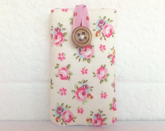 Padded Case for iPod Nano 2015 7th / 8th Generation - Made in Cath Kidston Fabric