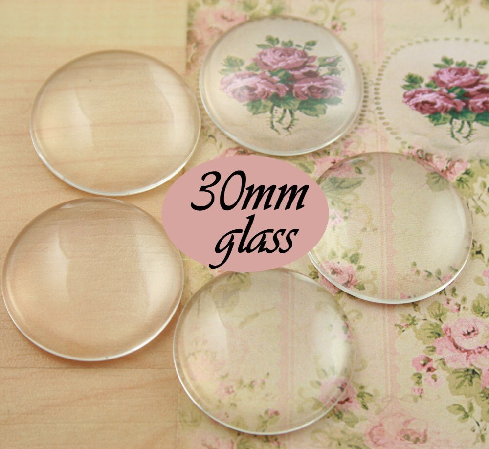 BULK Wholesale 30mm Glass Domes 30mm Craft by purplemountainbtq
