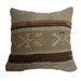 Vintage Turkish Kilim Pillow Cover, 16x16 - Delivered in 3 days with tracking number