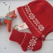 Toddler Bonnet and Mittens Scandinavian Vintage-inspired Design ANNELISE