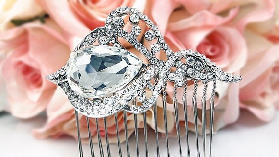Bridal Hair Comb Rhinestone Hair Comb Wedding Comb Il_570xn