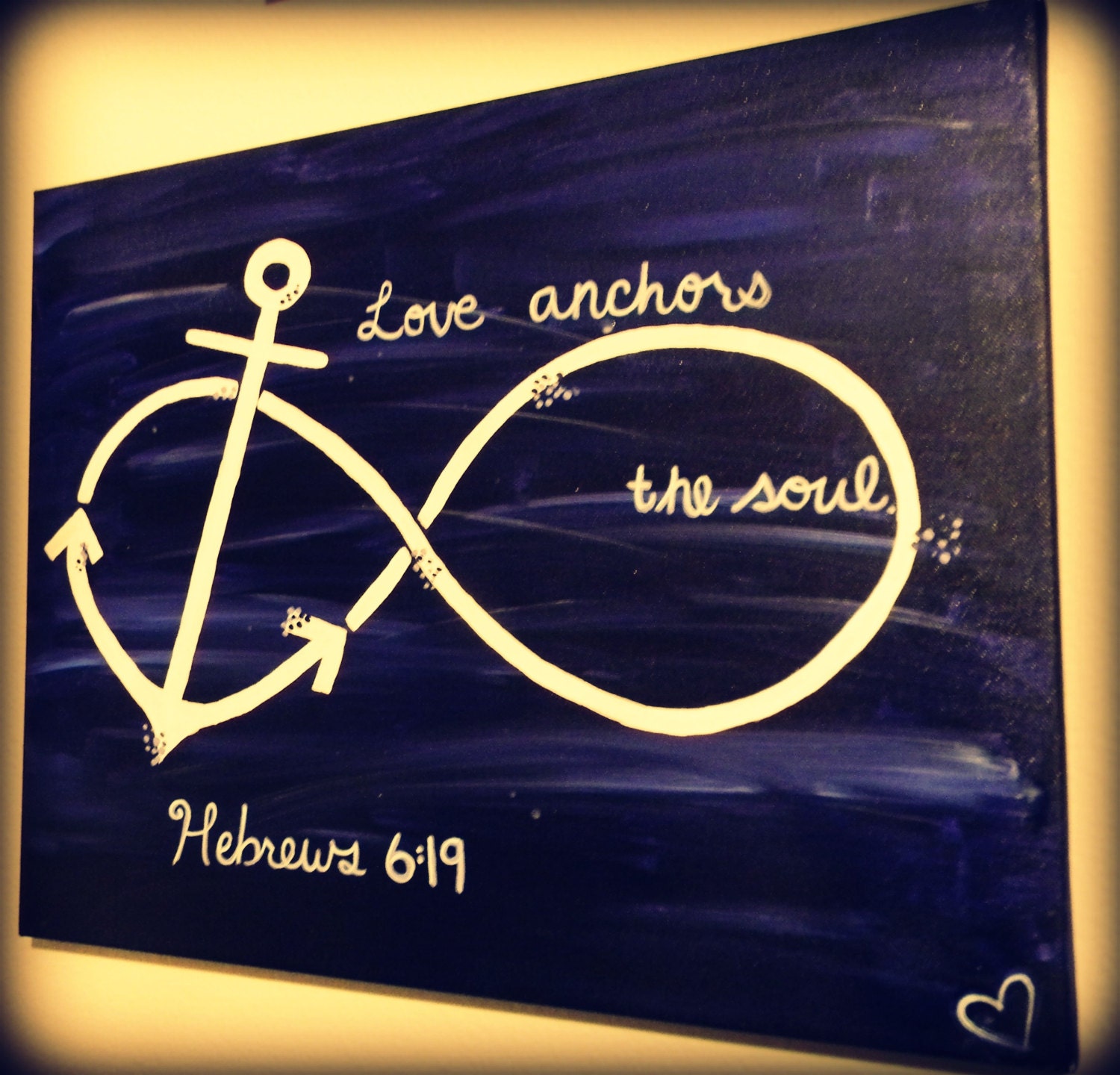 Hebrews 619 Canvas by LifesAcanvas on Etsy