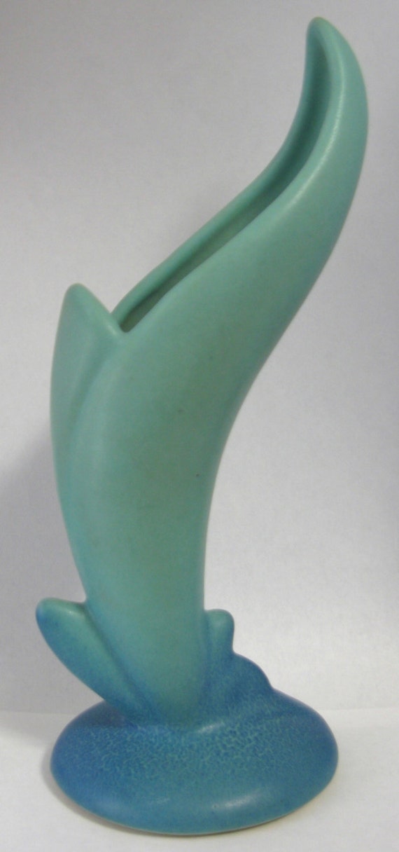 Van Briggle Art Pottery Vase Bird Of Paradise 1920s Signed A