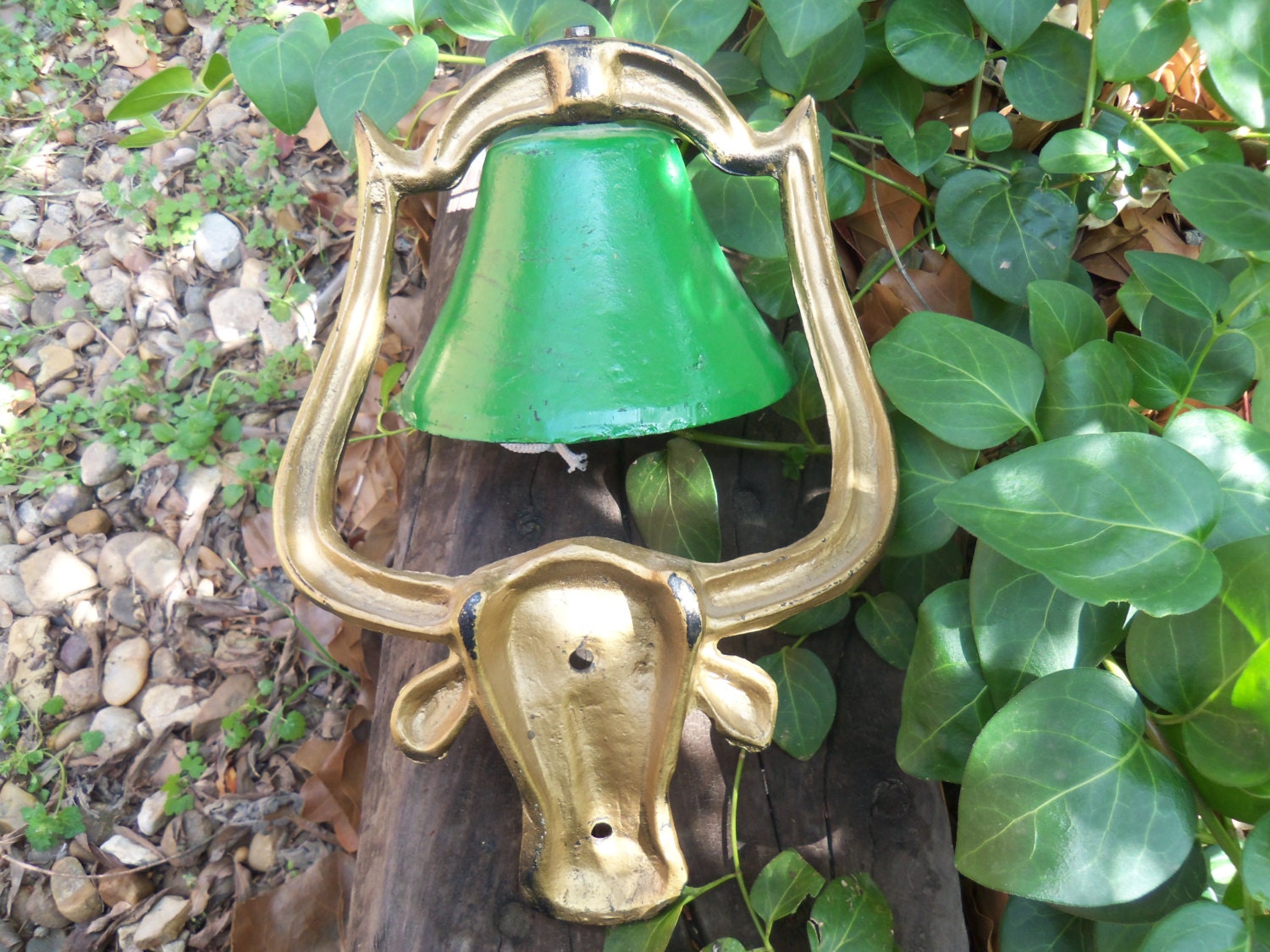 Vintage Cast Iron John Deere Dinner Bell