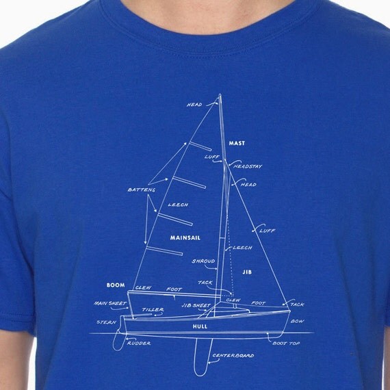 Sailboat Tshirt Sailing Boat Cool T Shirt Cool Sail Boat