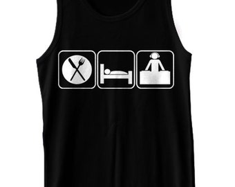 T-shirt Eat Sleep DJ Clubbing Ibiza Music Festival - Fruit Of The Loom, Neuf