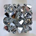 EXTRA LARGE Handcrafted Swarovski Crystal Comet Argent Gray Silver Cocktail Bling Ring CLEARANCE