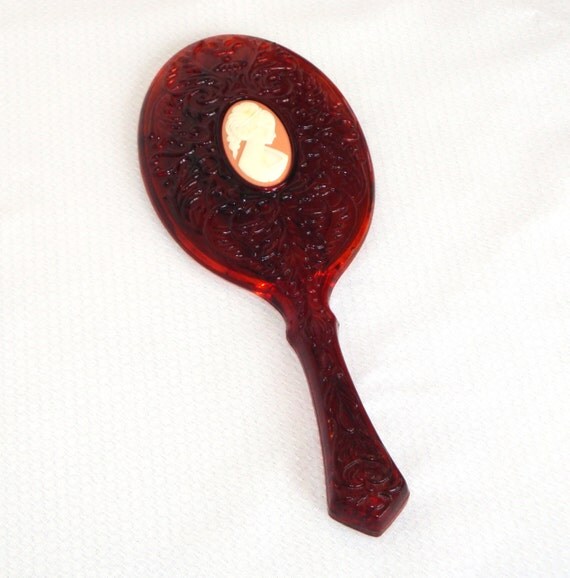 Vintage Avon Mirror Avon Cameo Hand Mirror Avon Hand