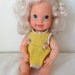 Vintage 1968 Mattel Bouncy Baby Go Bye Bye Doll with Original Dress