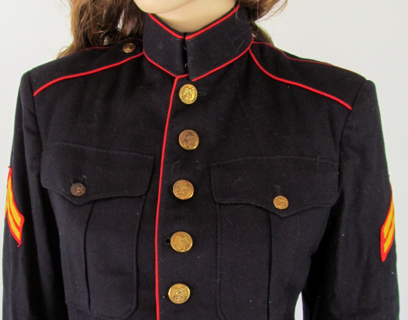 Vintage Military Jacket WW 2 / World War 2 by BeatniksVintage