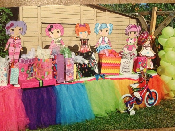 Tulle Table Tutu Skirt YOU PICK COLORS Custom made, birthday, party tutu Il_570xn