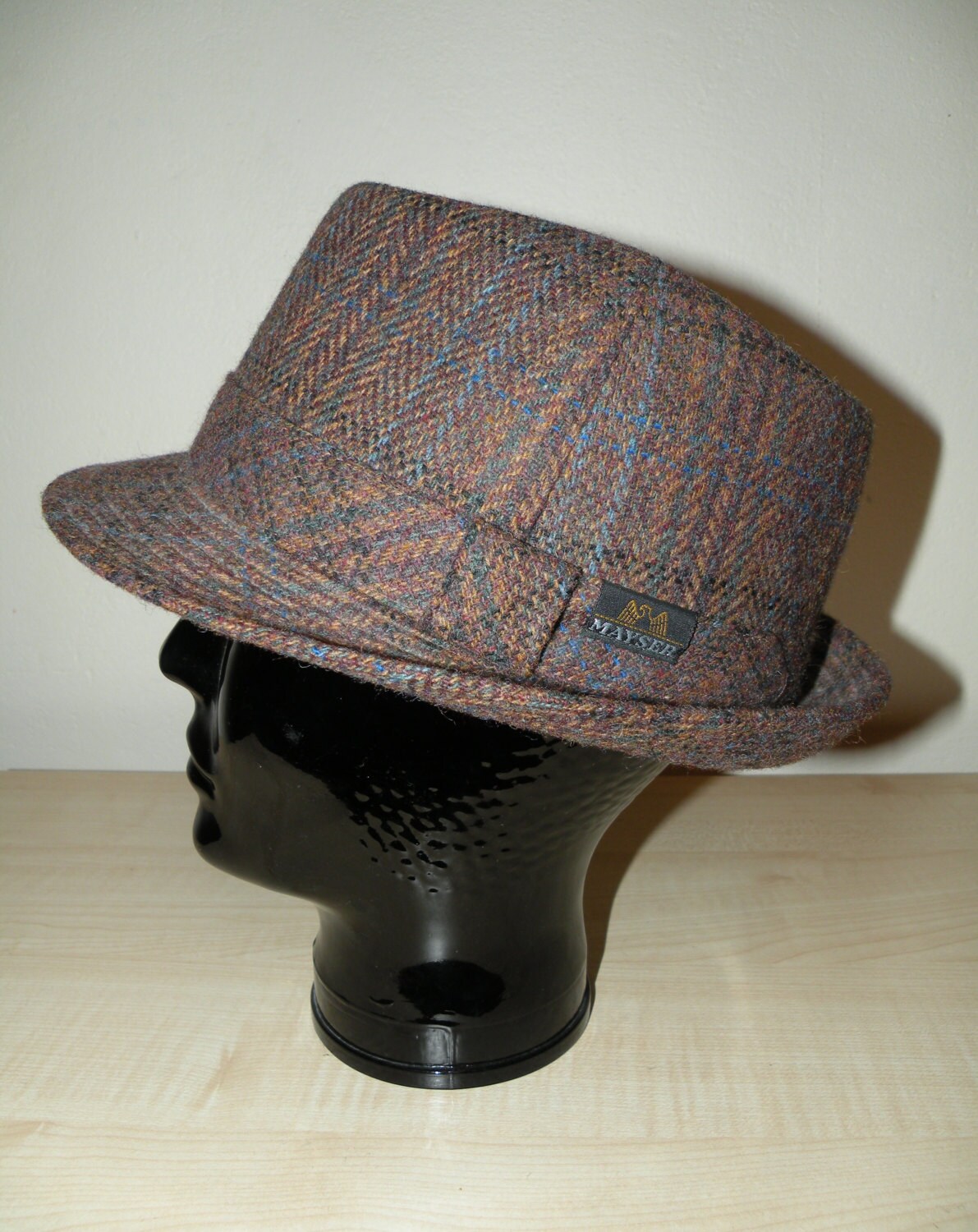 Vintage German Original MAYSER Men's Hat Size M 56 Wool