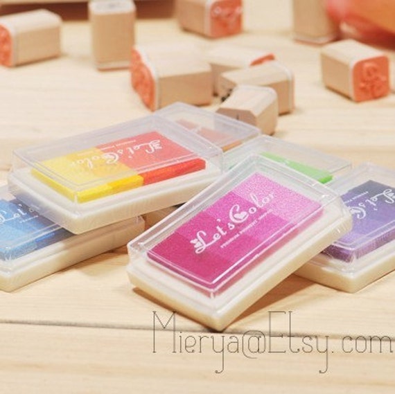 Craft Colorful Ink Pad Set Stamp Ink Pad Stamp Pad 6 by mieryaw