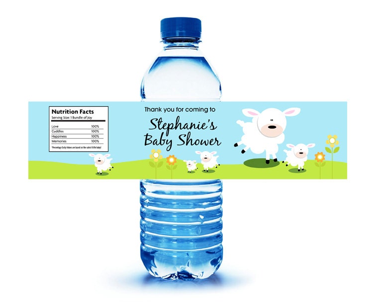 Water Bottle Label Design 5