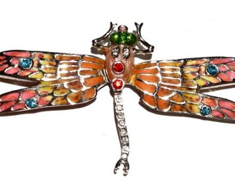 Tres Chic Dragonfly Broach