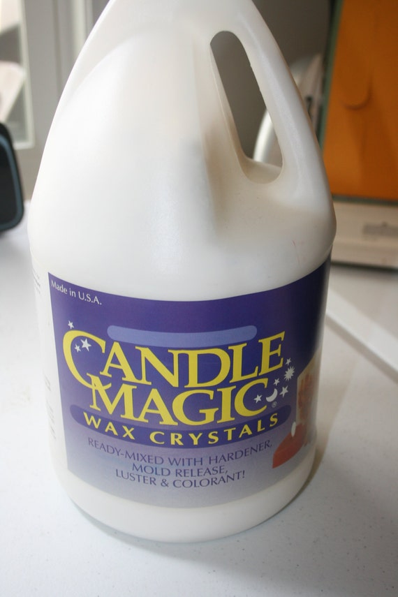 Candle Magic Wax Crystals Gallon Pearl White