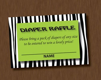 instant download diaper raffle tickets printable by allewiredups