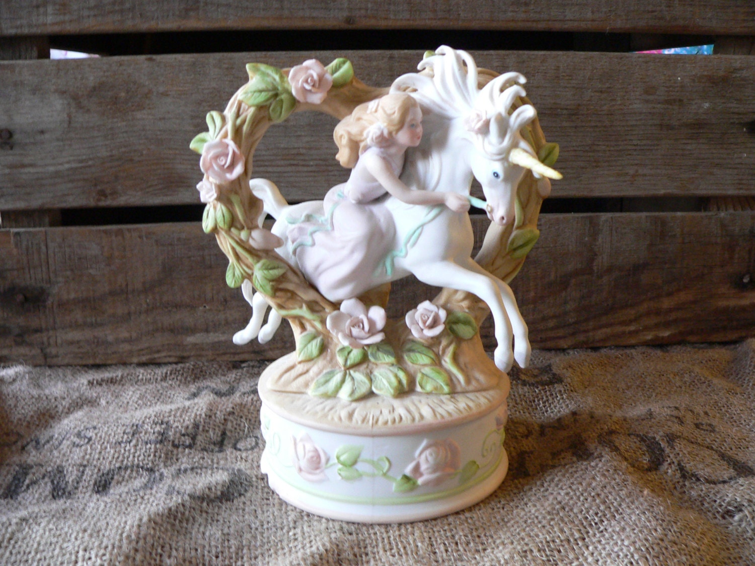 Enesco GG Santiago Porcelain music box by CollectibleKeepsakes