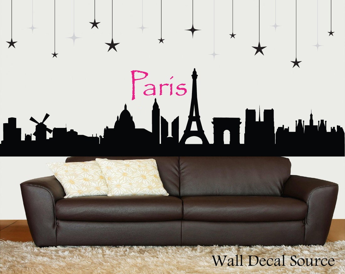 Paris Wall Decor Stickers